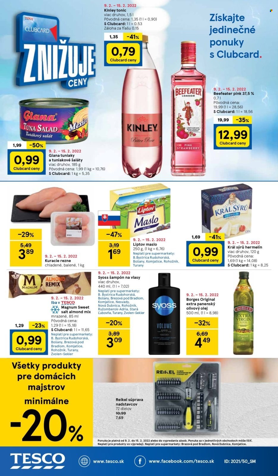 Leták TESCO supermarket - 9.2.2022 - 15.2.2022. Strana 8