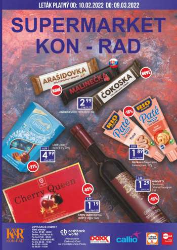 Leták KON-RAD - 10.2.2022 - 9.3.2022.