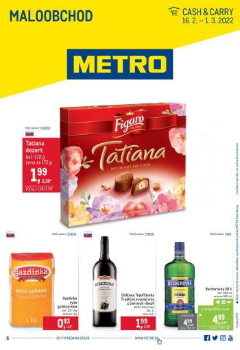 Leták Metro - 16.2.2022 - 1.3.2022.
