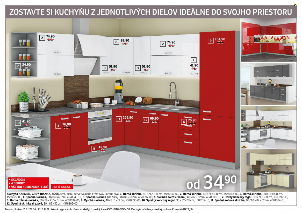 Leták Asko Nábytok - 10.2.2022 - 23.2.2022. Strana 38