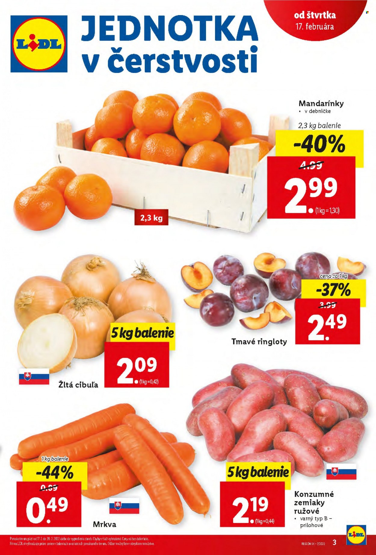 Leták Lidl - 17.2.2022 - 20.2.2022. Strana 3