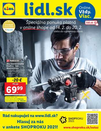 Leták Lidl - 14.2.2022 - 20.2.2022.