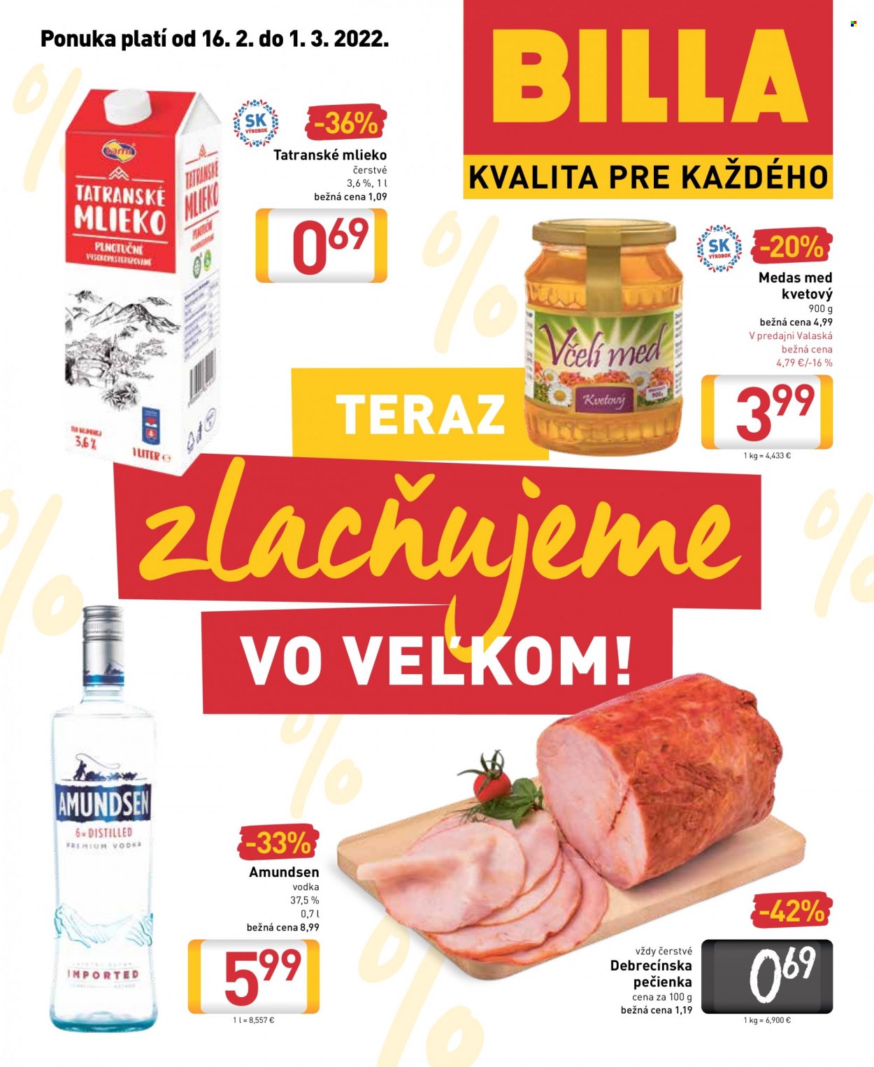 Leták Billa - 16.2.2022 - 1.3.2022. Strana 1