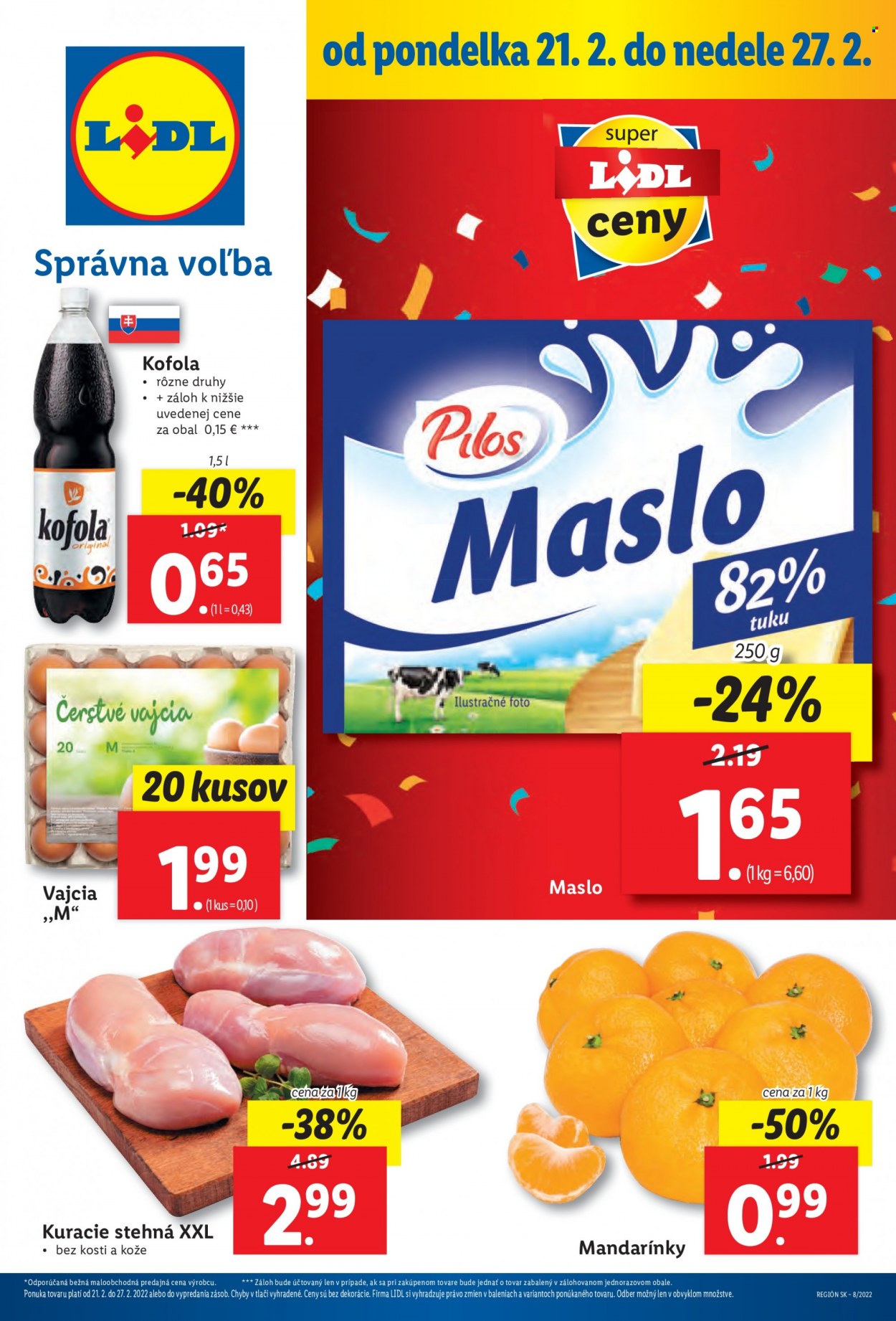 Leták Lidl - 21.2.2022 - 27.2.2022. Strana 1