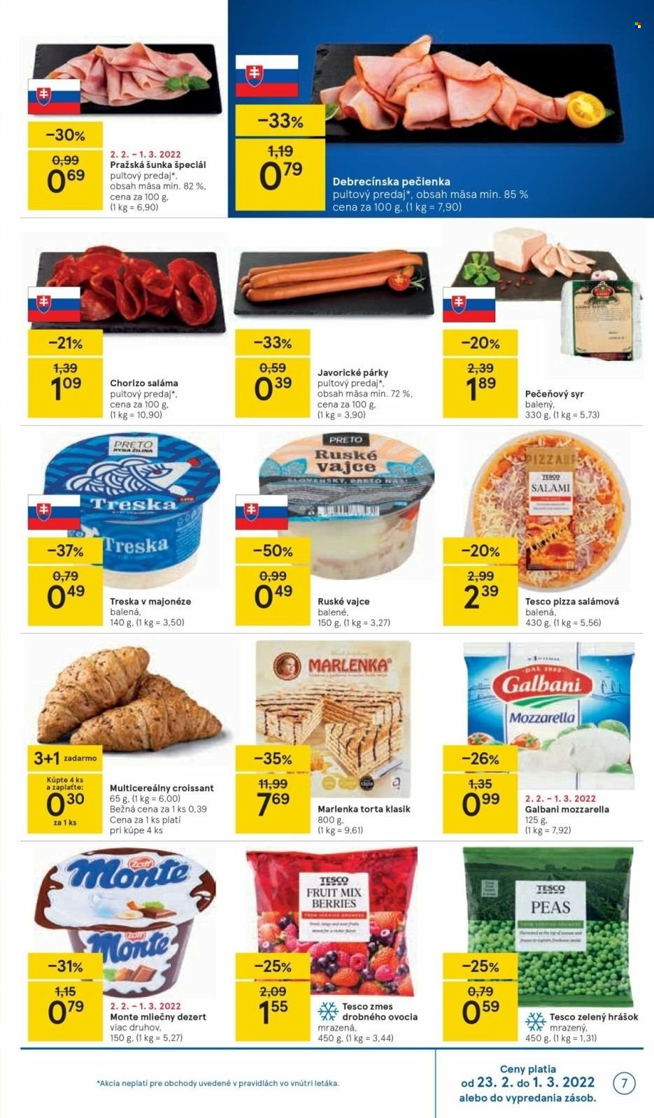 Leták TESCO - 23.2.2022 - 1.3.2022. Strana 7