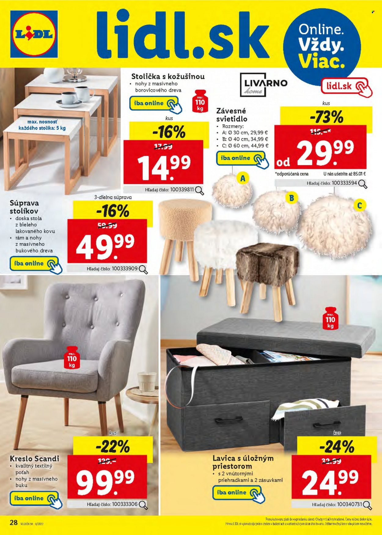 Leták Lidl - 24.2.2022 - 27.2.2022. Strana 28