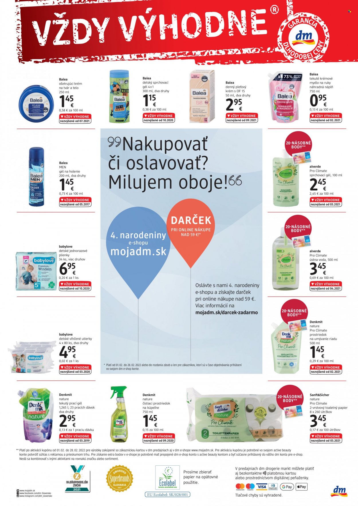 Leták dm drogerie - 1.2.2022 - 28.2.2022. Strana 4