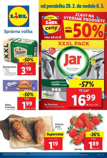 Leták Lidl - 28.2.2022 - 6.3.2022.