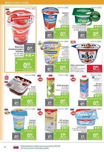 thumbnail - Activia všetky druhy bal.: 8× 120 g, cena za 120 g ďalšie akciové ceny aj na: Activia nápoj, bal.: 310 g, všetky druhy pri kúpe 1 bal.