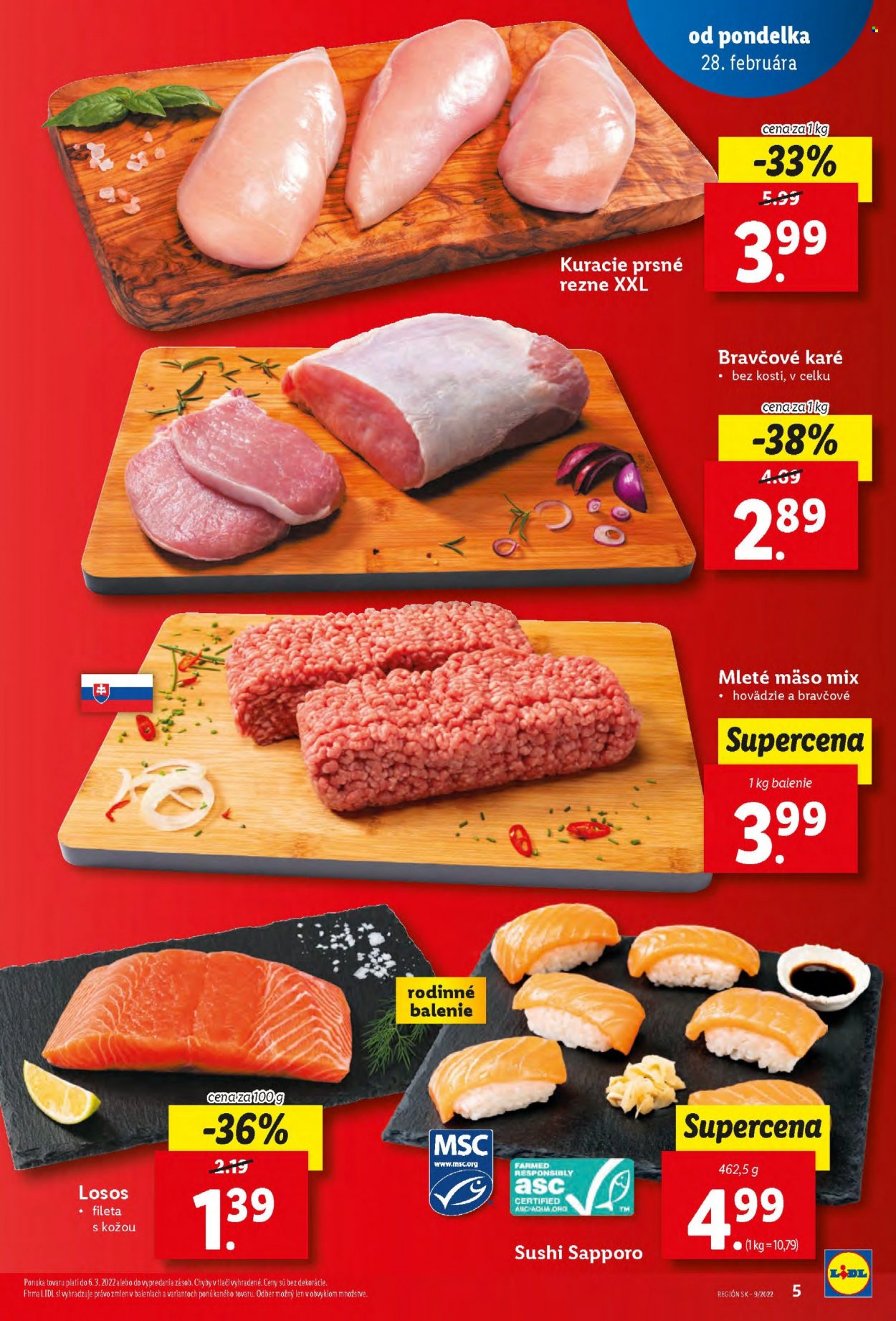 Leták Lidl - 3.3.2022 - 6.3.2022. Strana 5