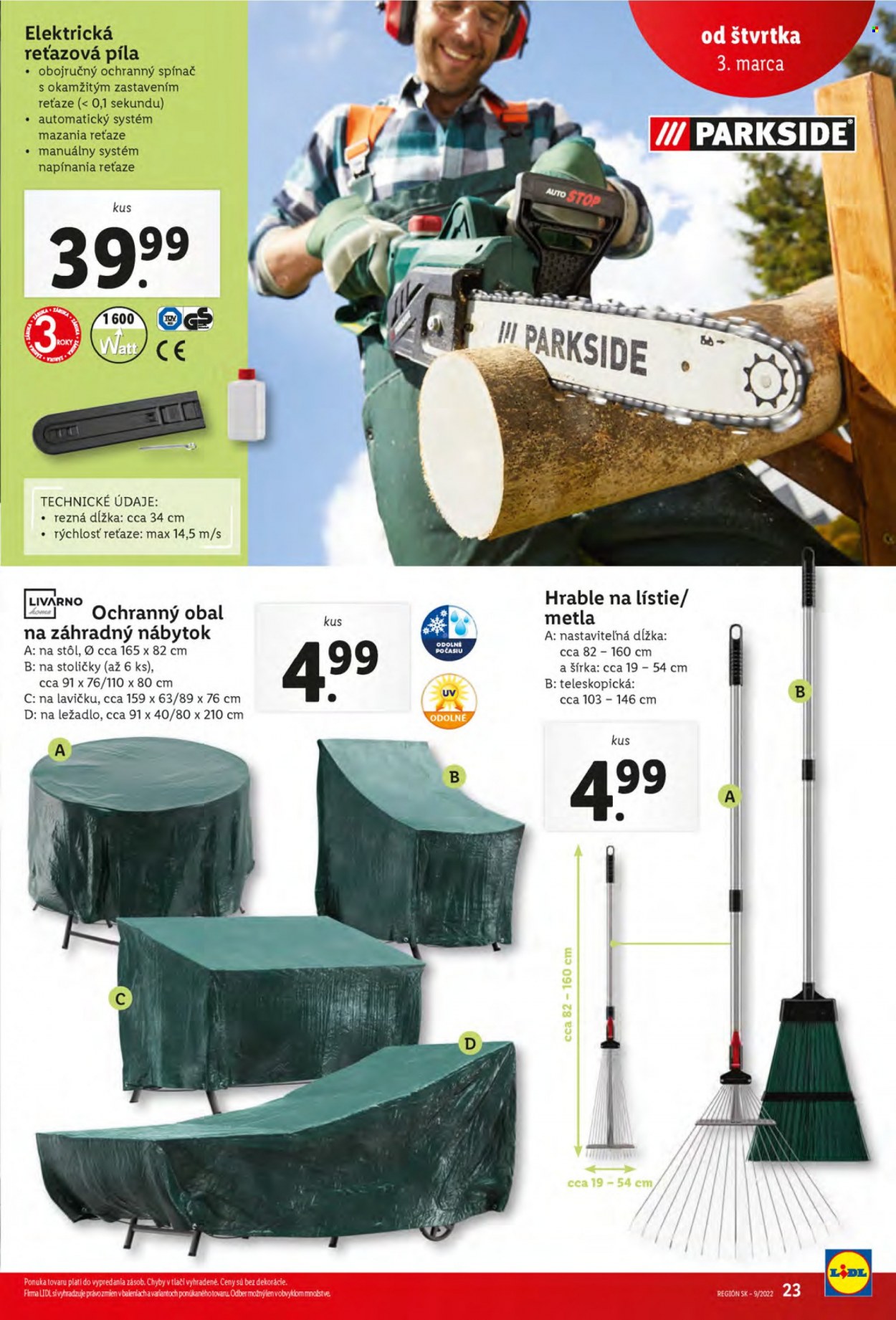 Leták Lidl - 3.3.2022 - 6.3.2022. Strana 23