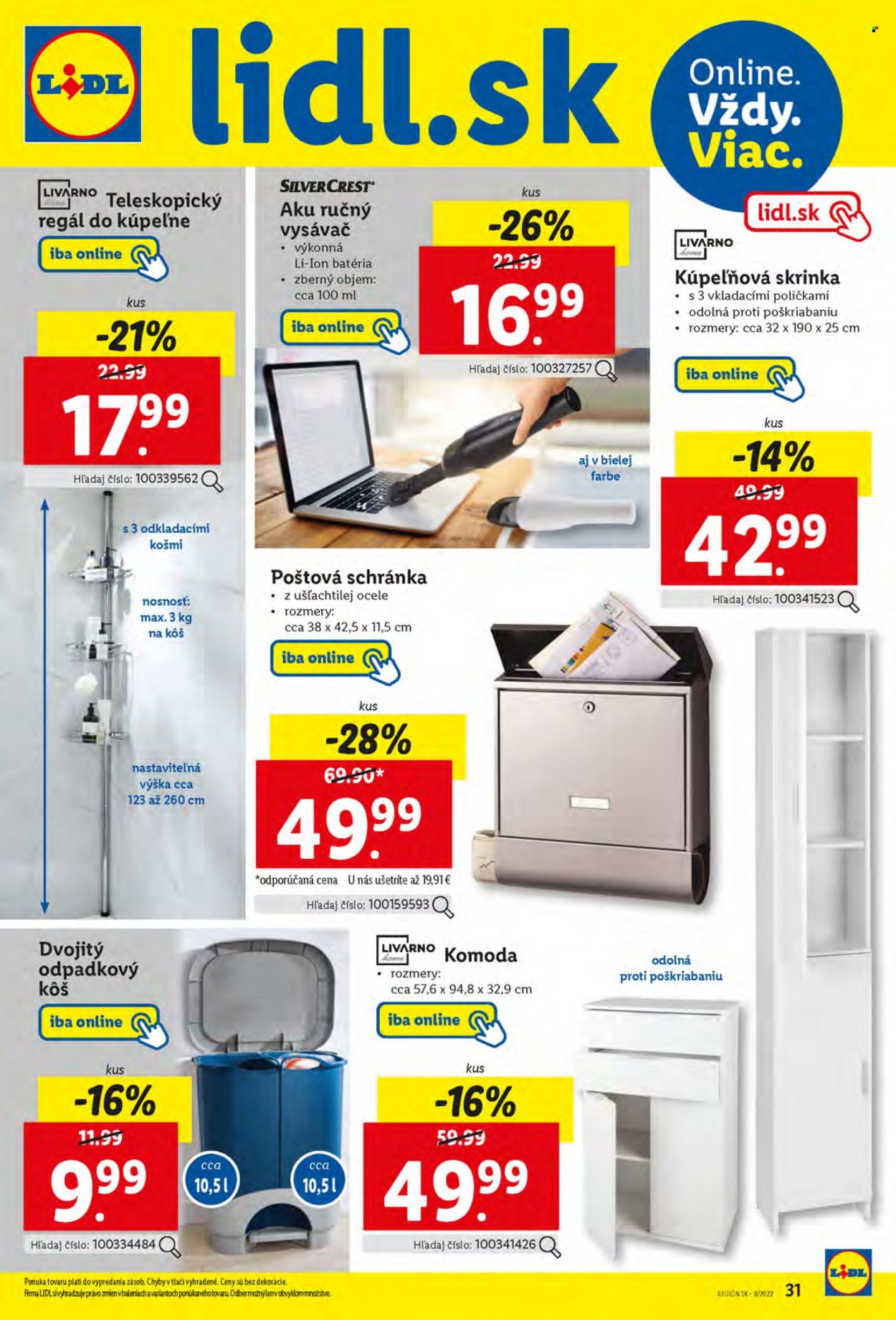 Leták Lidl - 3.3.2022 - 6.3.2022. Strana 31