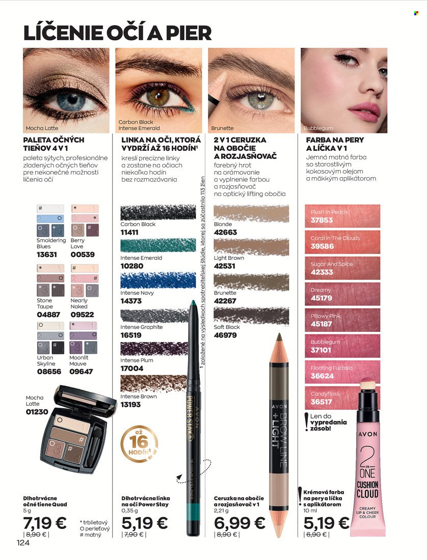 Leták Avon - 1.3.2022 - 31.3.2022. Strana 124