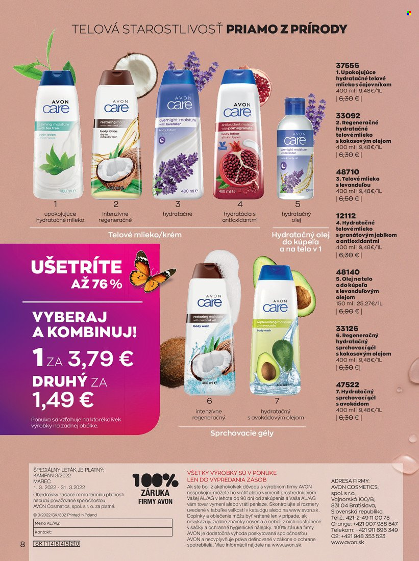 Leták Avon - 1.3.2022 - 31.3.2022. Strana 7