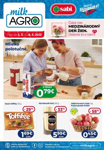 Leták Milk AGRO - 2.3.2022 - 8.3.2022.