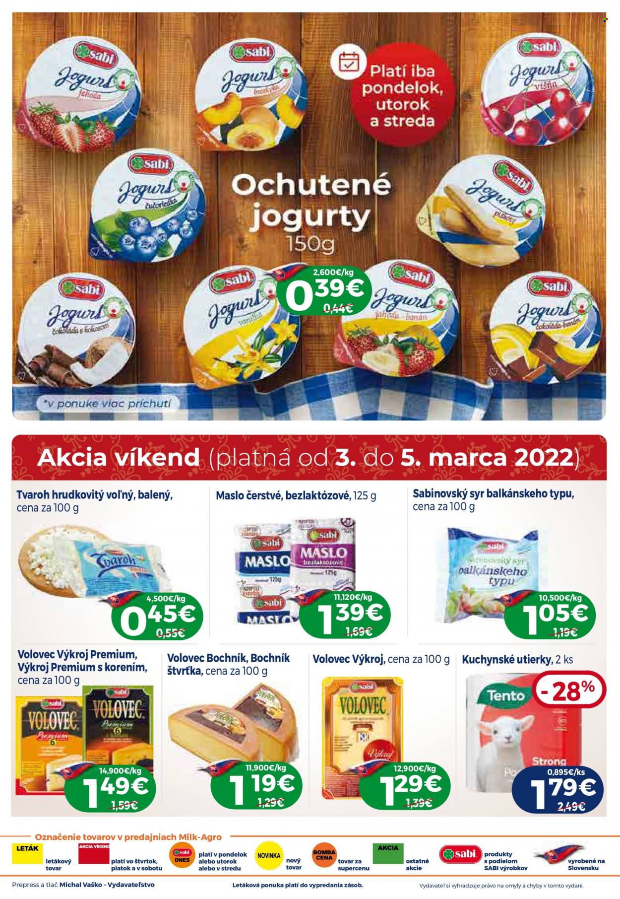 Leták Milk AGRO - 2.3.2022 - 8.3.2022. Strana 2