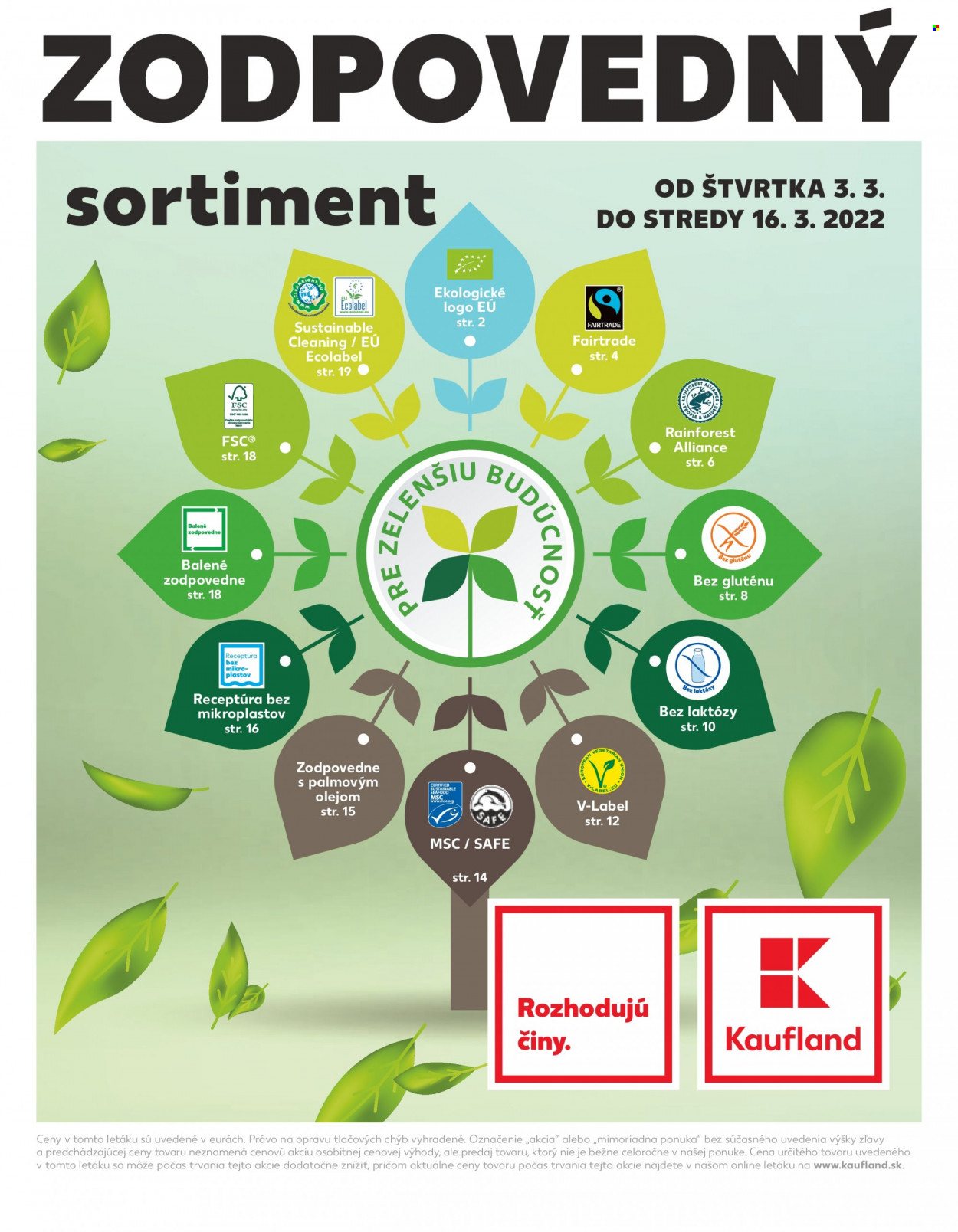 Leták Kaufland - 3.3.2022 - 16.3.2022. Strana 1
