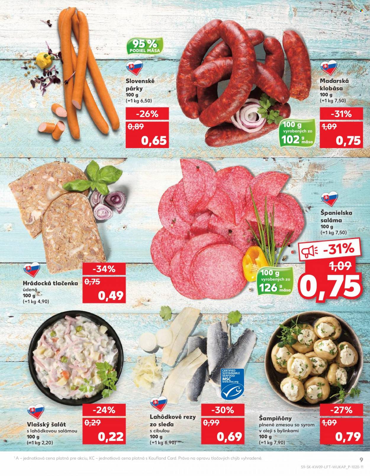 Leták Kaufland - 3.3.2022 - 9.3.2022. Strana 9