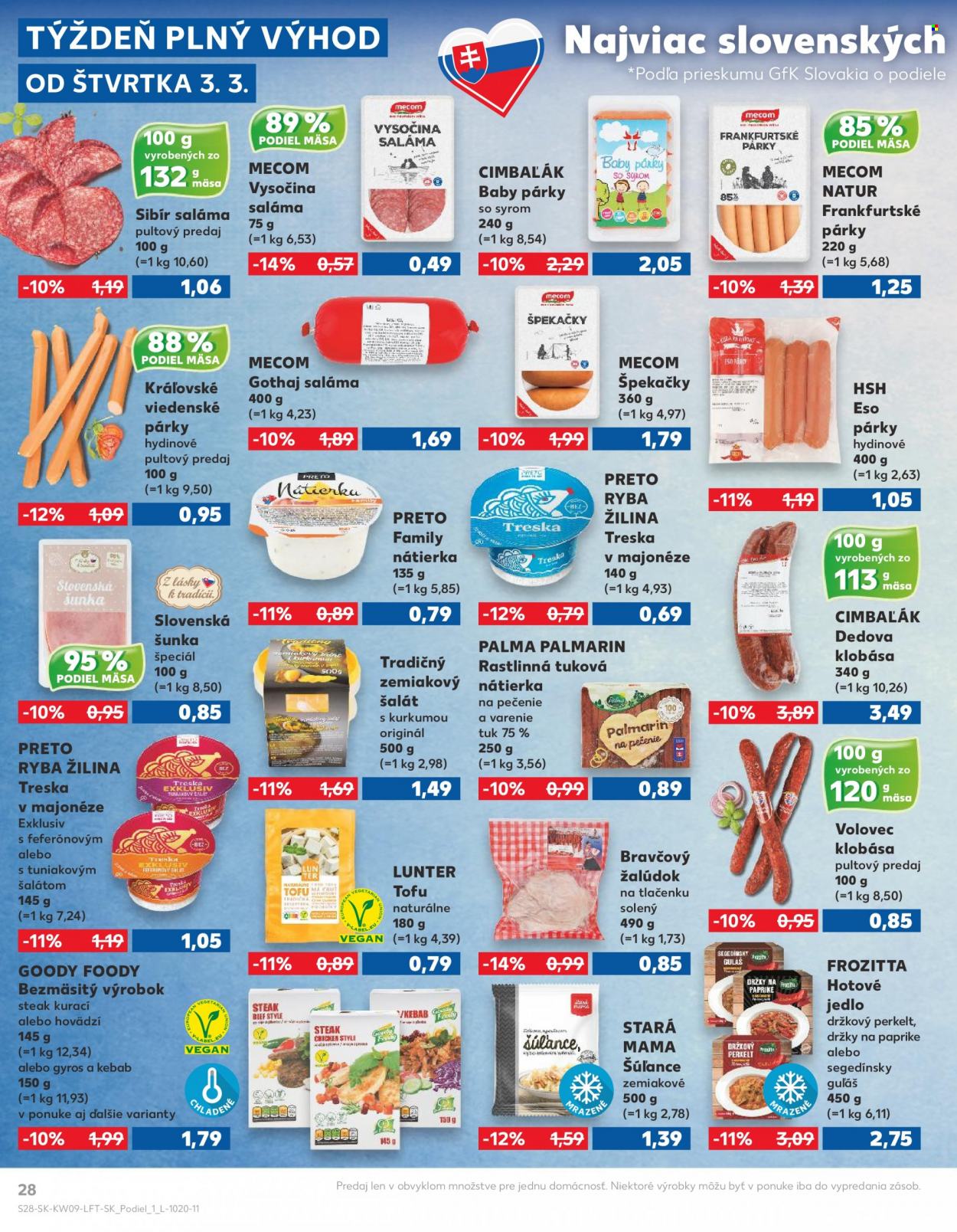 Leták Kaufland - 3.3.2022 - 9.3.2022. Strana 28