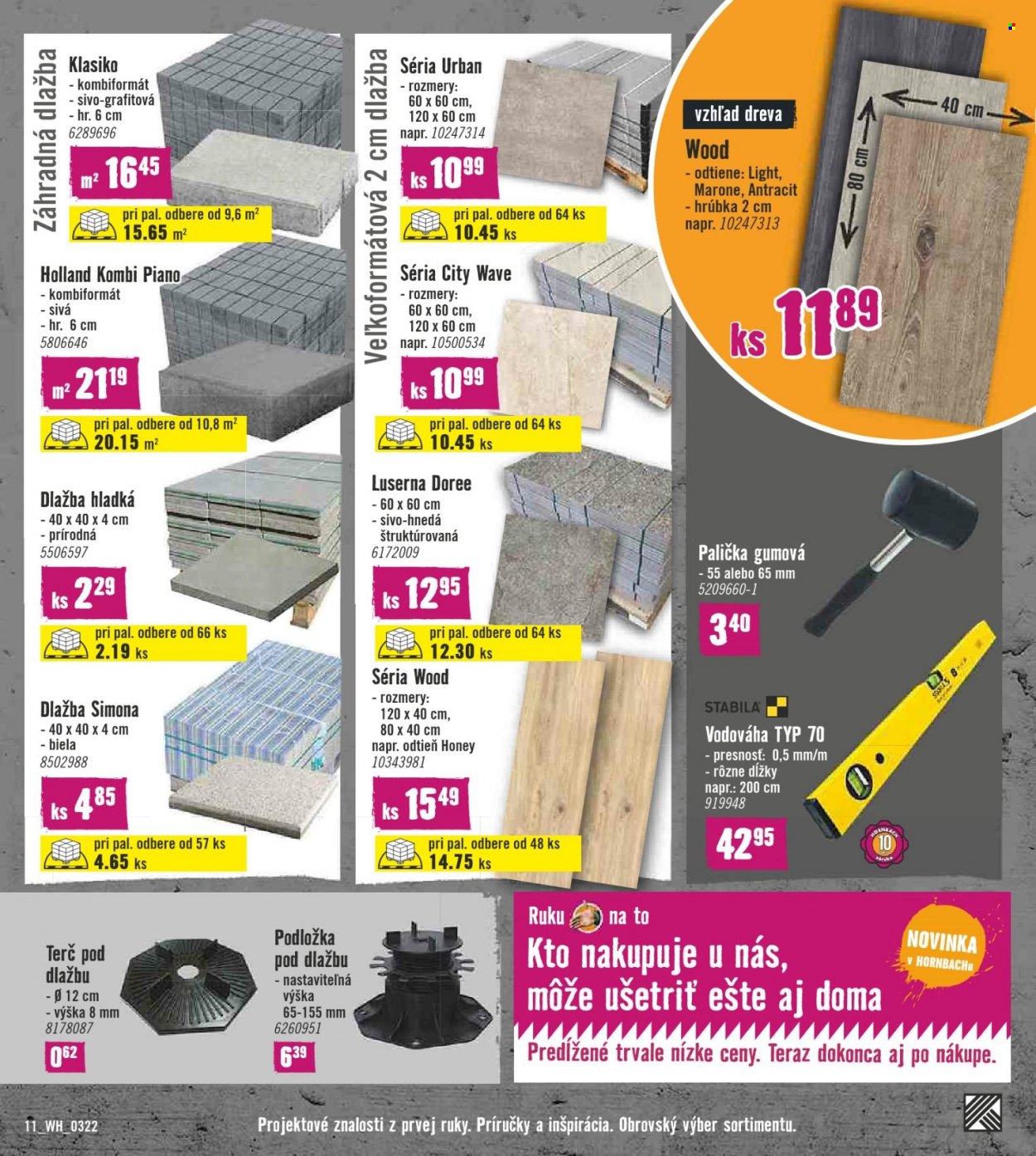 Leták Hornbach - 2.3.2022 - 29.3.2022. Strana 11