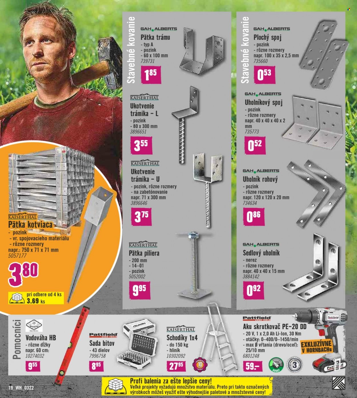 Leták Hornbach - 2.3.2022 - 29.3.2022. Strana 19