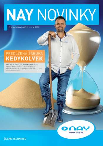 Leták NAY Elektrodom - 3.3.2022 - 6.4.2022.