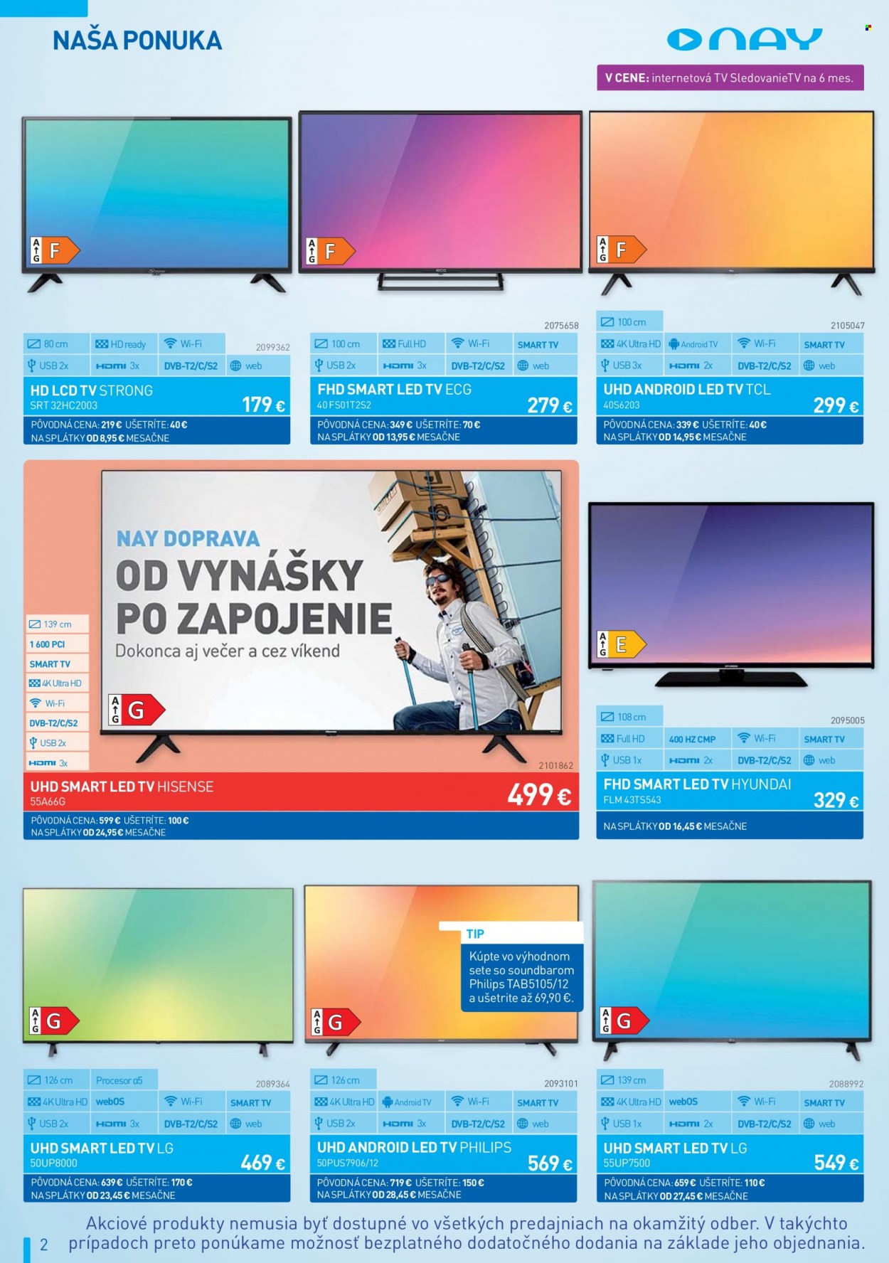 Leták NAY Elektrodom - 3.3.2022 - 6.4.2022. Strana 2