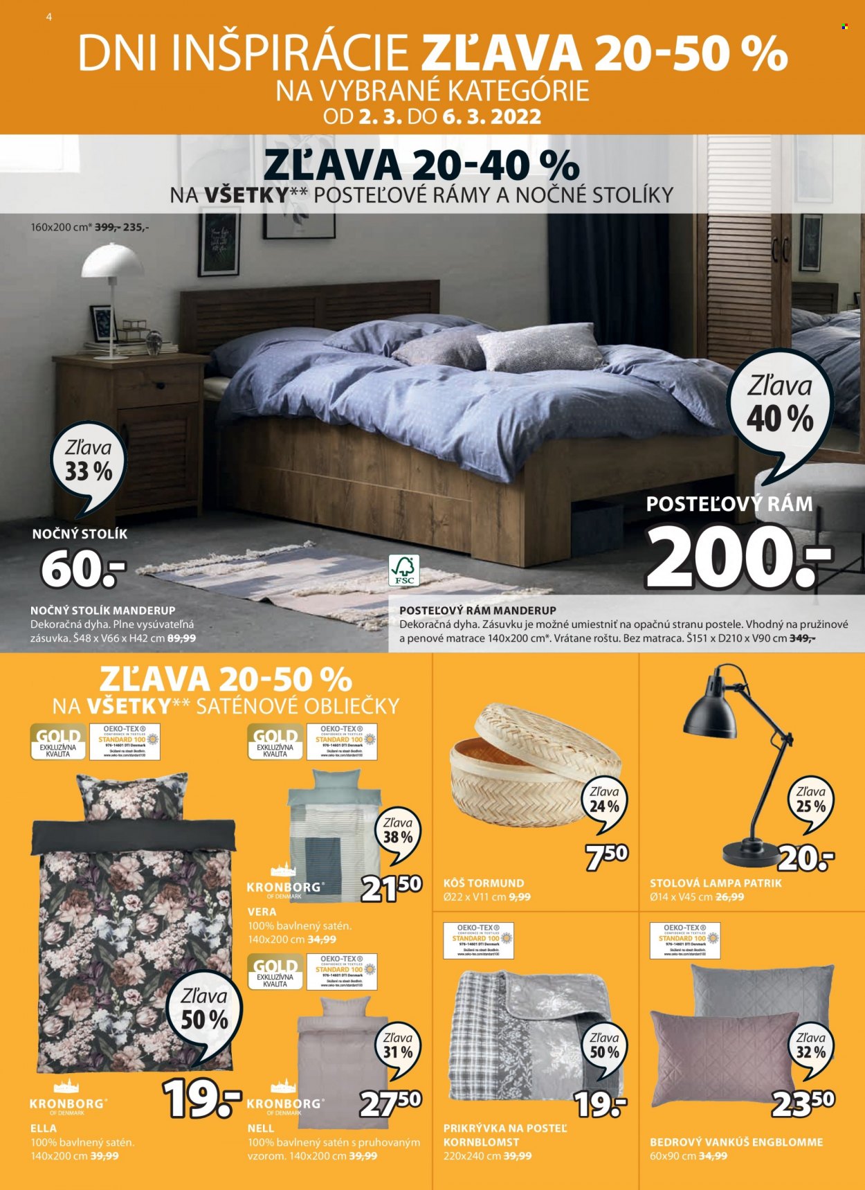 Leták JYSK - 2.3.2022 - 15.3.2022. Strana 4