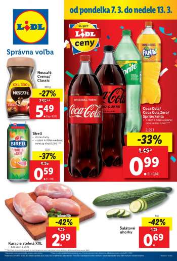 Leták Lidl - 7.3.2022 - 13.3.2022.