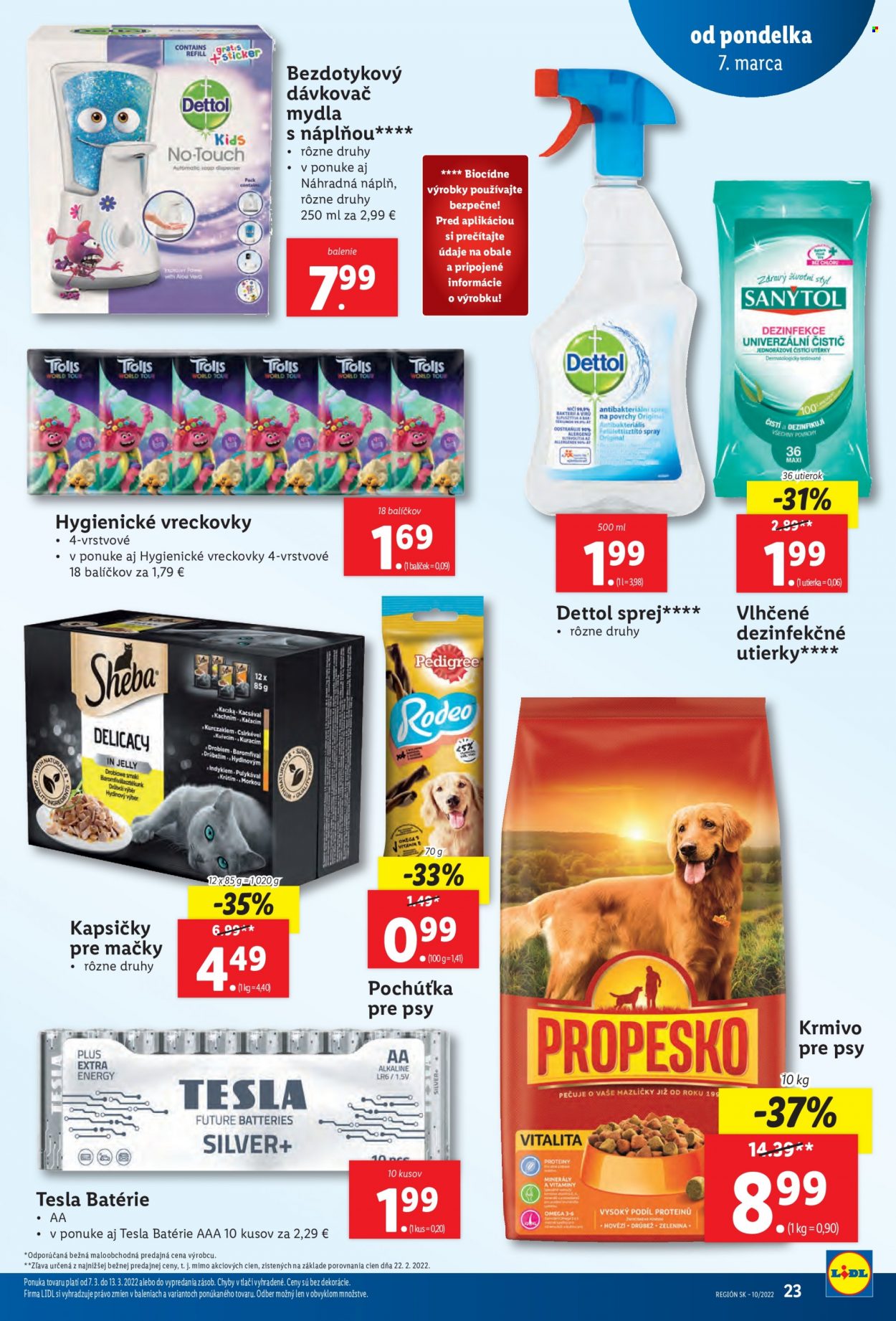 Leták Lidl - 7.3.2022 - 13.3.2022. Strana 23
