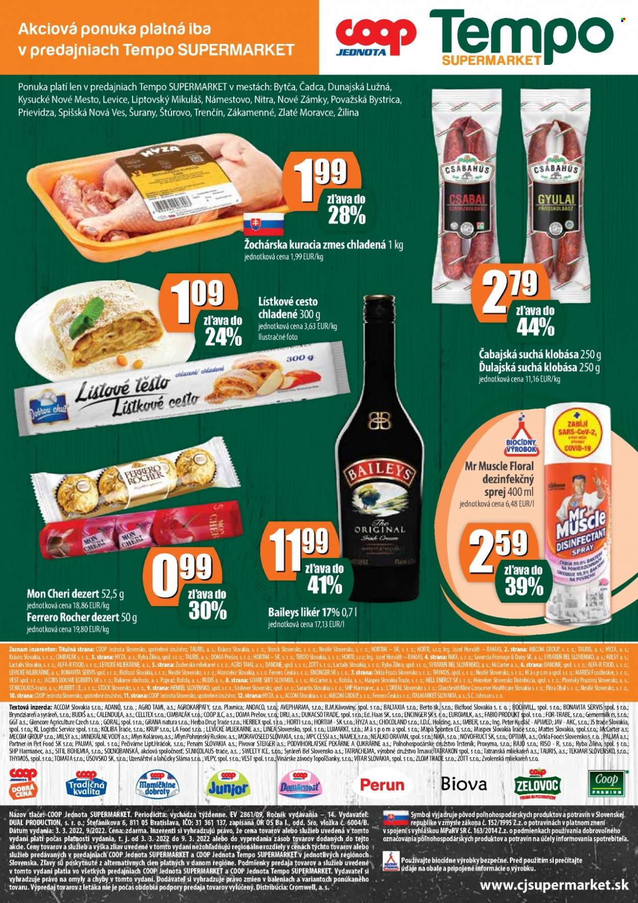 Leták COOP Jednota - 3.3.2022 - 9.3.2022. Strana 12