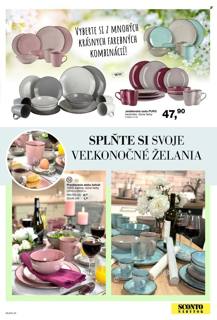 Leták Sconto nábytok. Strana 3