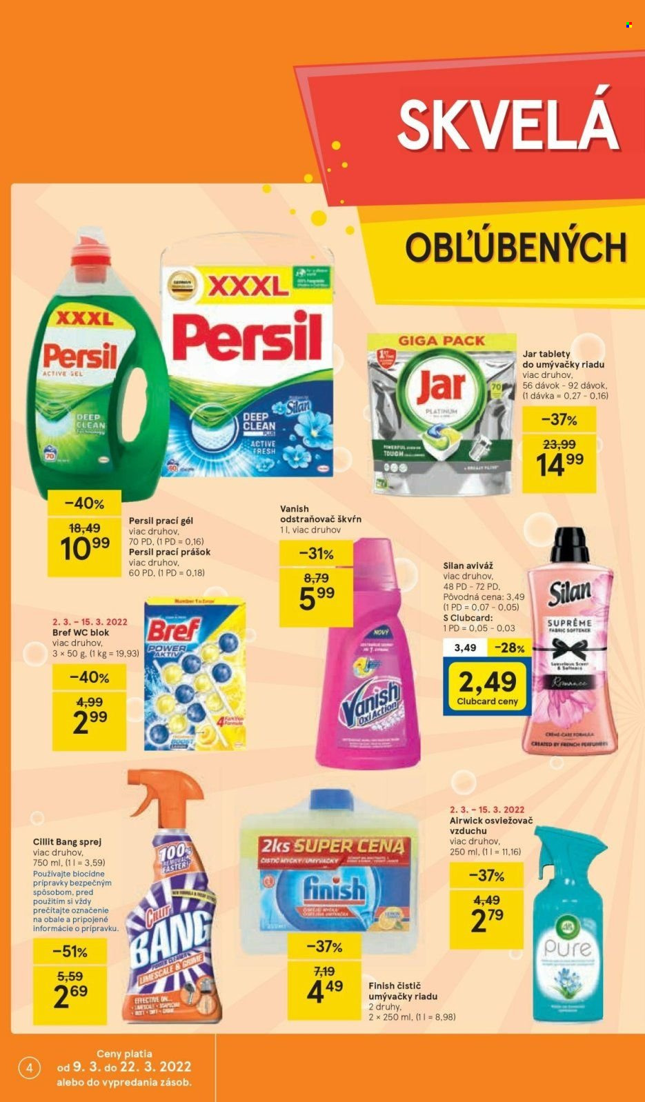 Leták TESCO - 9.3.2022 - 15.3.2022. Strana 4