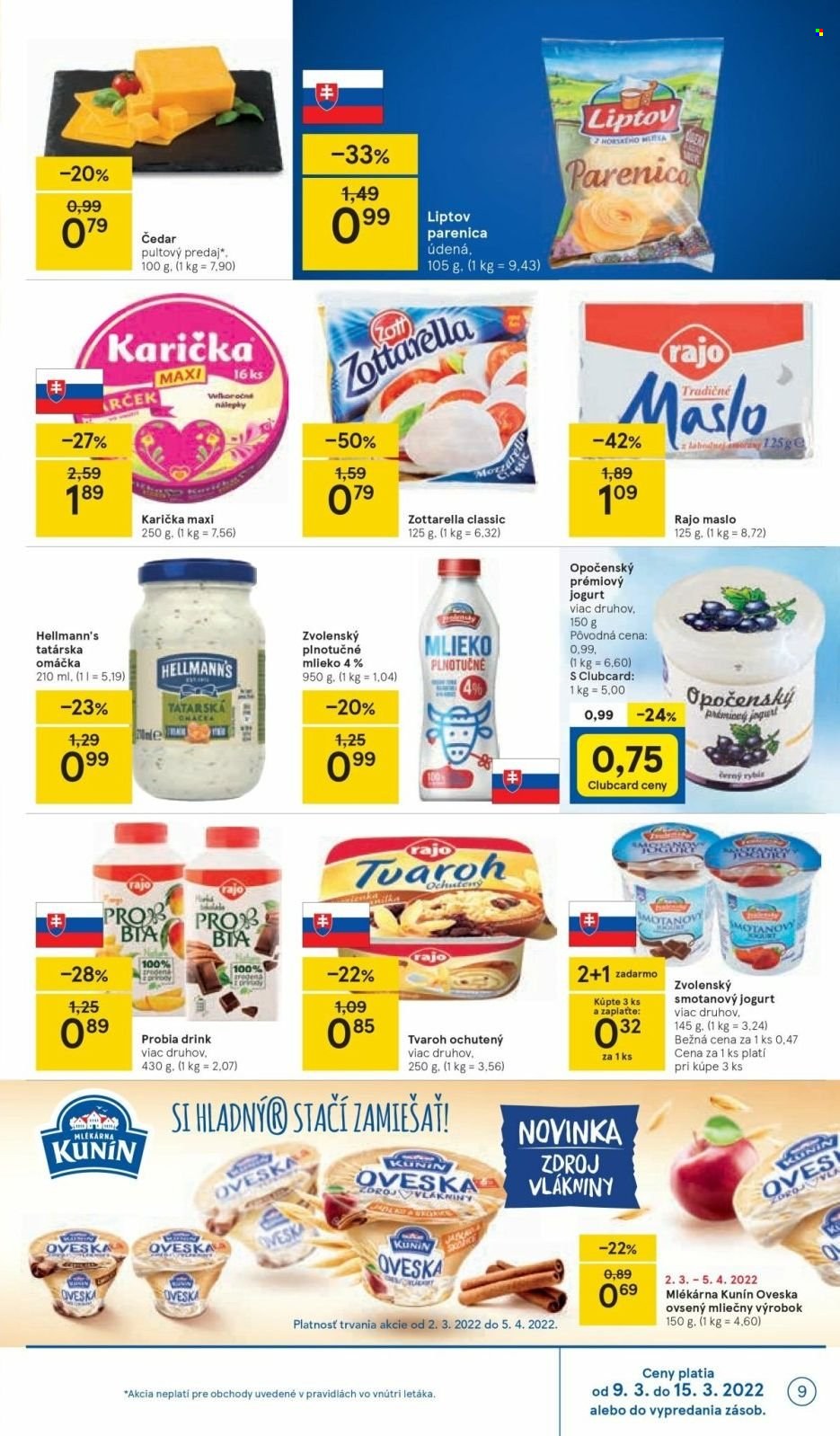 Leták TESCO - 9.3.2022 - 15.3.2022. Strana 9