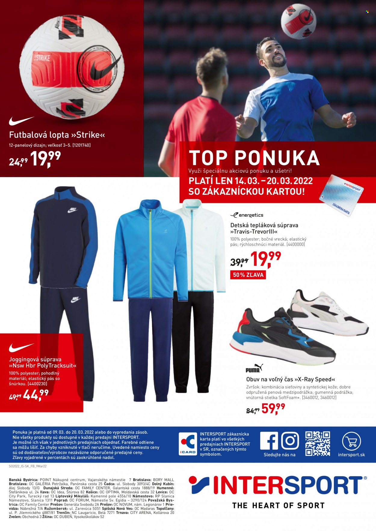 Leták Intersport - 9.3.2022 - 20.3.2022. Strana 8
