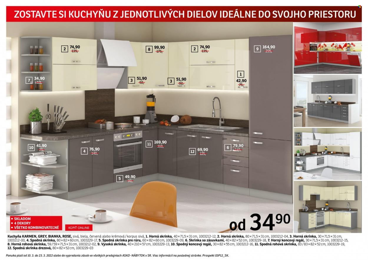 Leták Asko Nábytok - 10.3.2022 - 23.3.2022. Strana 29