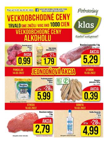 Leták Klas - 14.3.2022 - 20.3.2022.