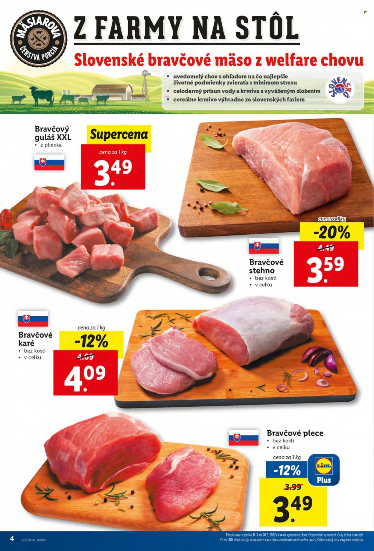 Leták Lidl - 14.3.2022 - 20.3.2022. Strana 4