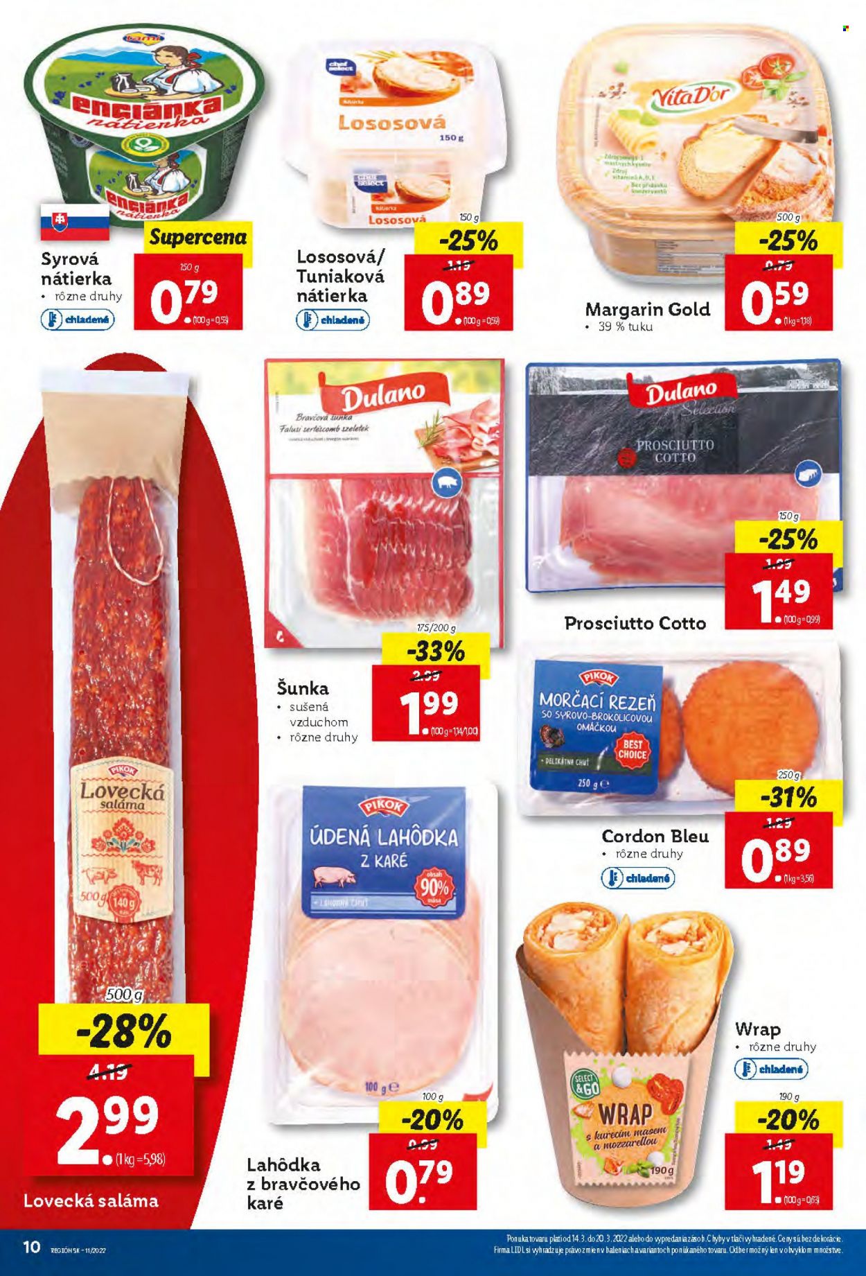 Leták Lidl - 14.3.2022 - 20.3.2022. Strana 10