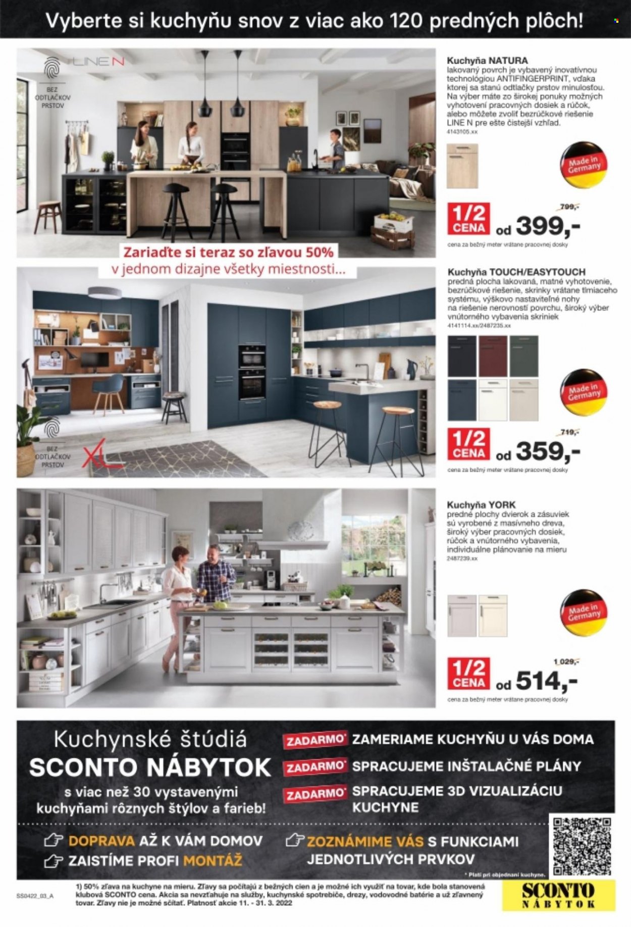 Leták Sconto nábytok - 11.3.2022 - 31.3.2022. Strana 3