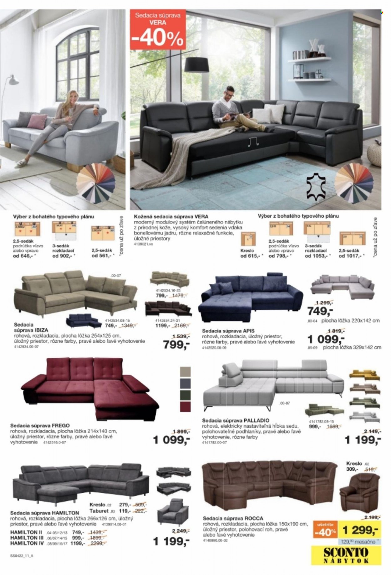 Leták Sconto nábytok - 11.3.2022 - 31.3.2022. Strana 11
