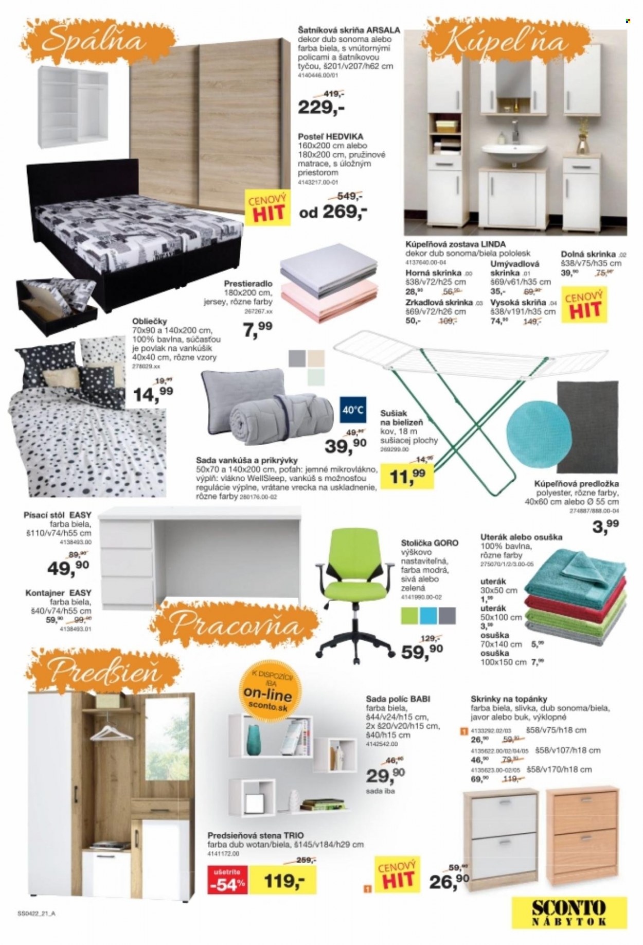 Leták Sconto nábytok - 11.3.2022 - 31.3.2022. Strana 21