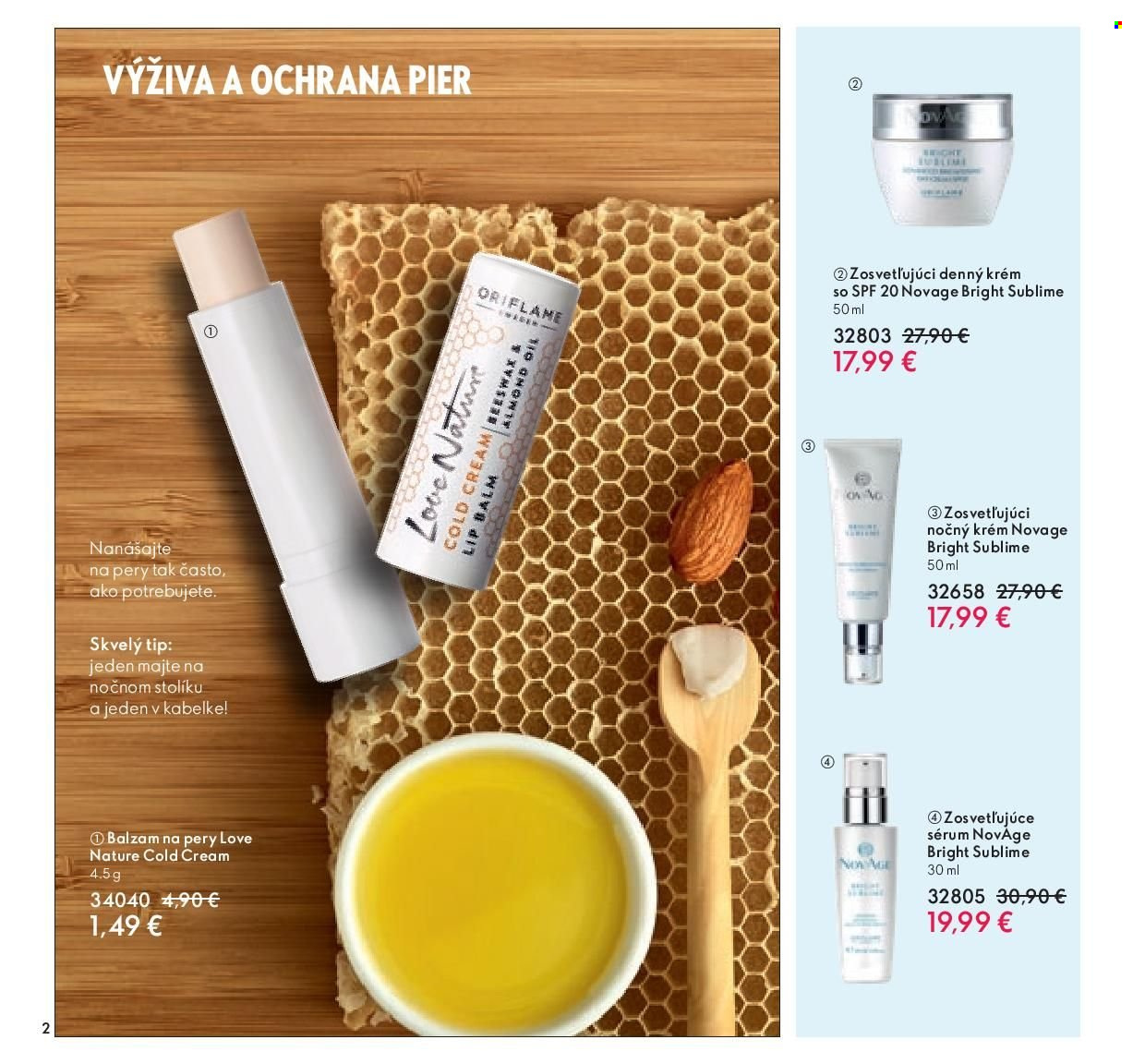 Leták Oriflame - 22.3.2022 - 11.4.2022. Strana 2