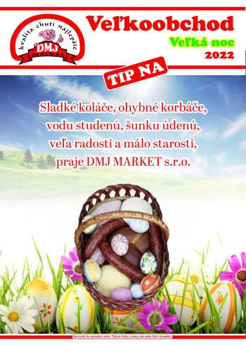 Leták DMJ market.