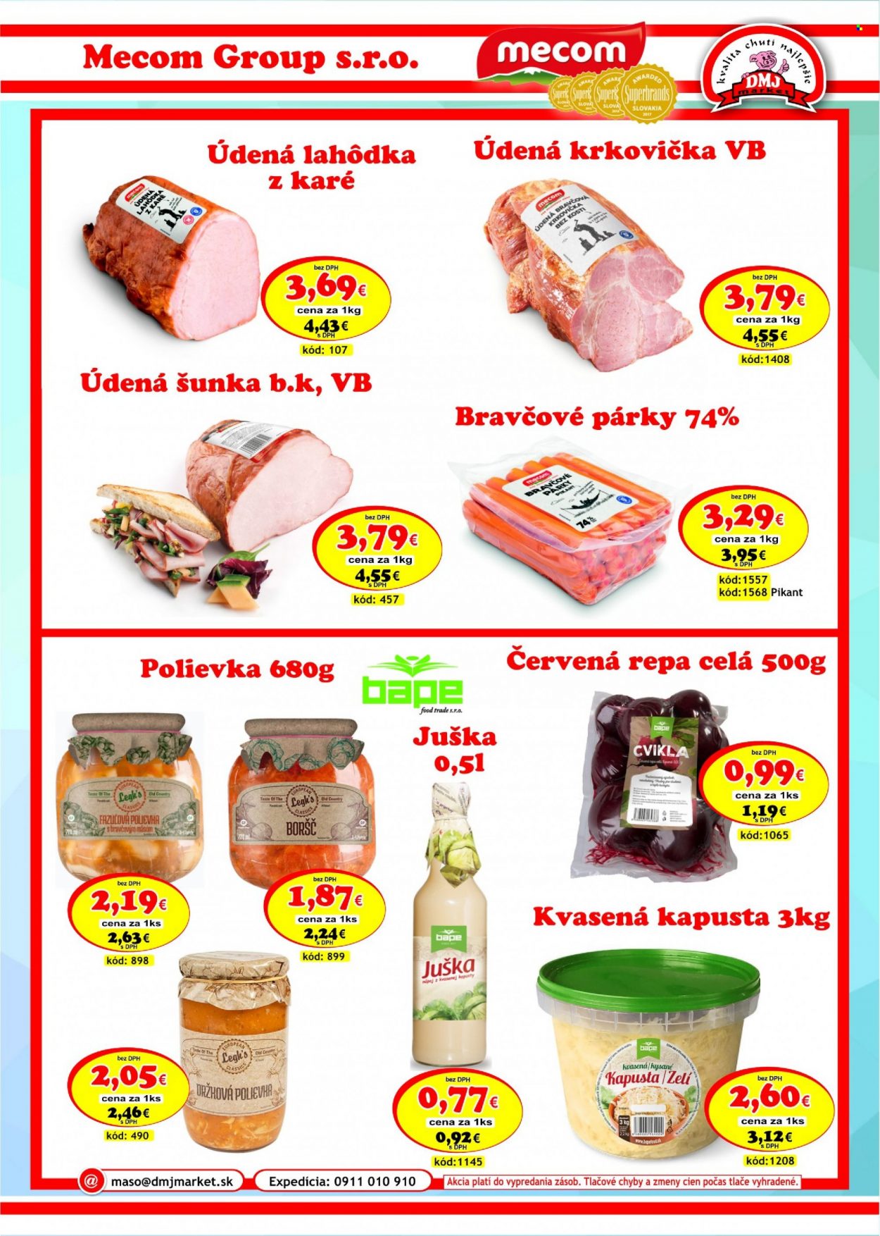 Leták DMJ market. Strana 13