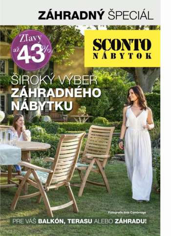 Leták Sconto nábytok.