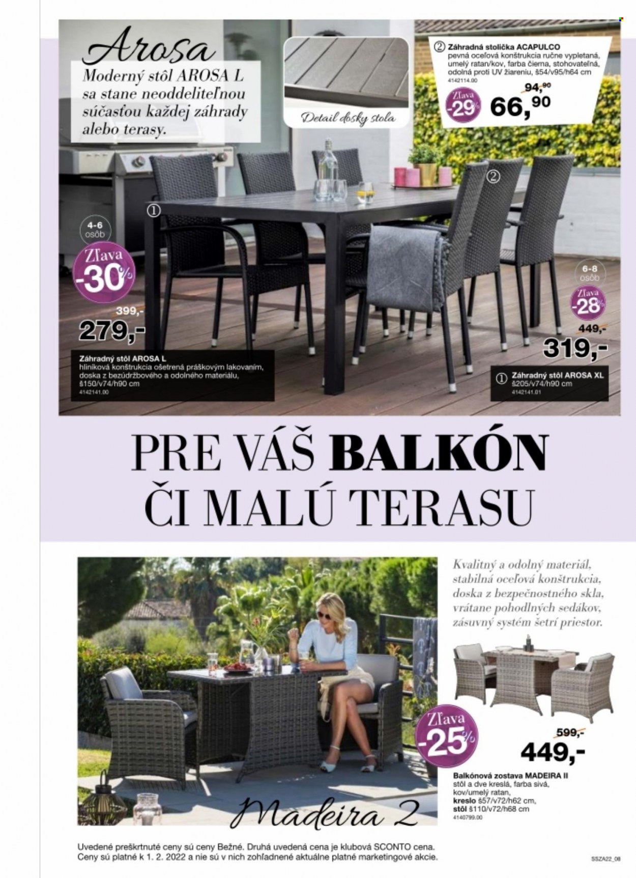 Leták Sconto nábytok. Strana 8