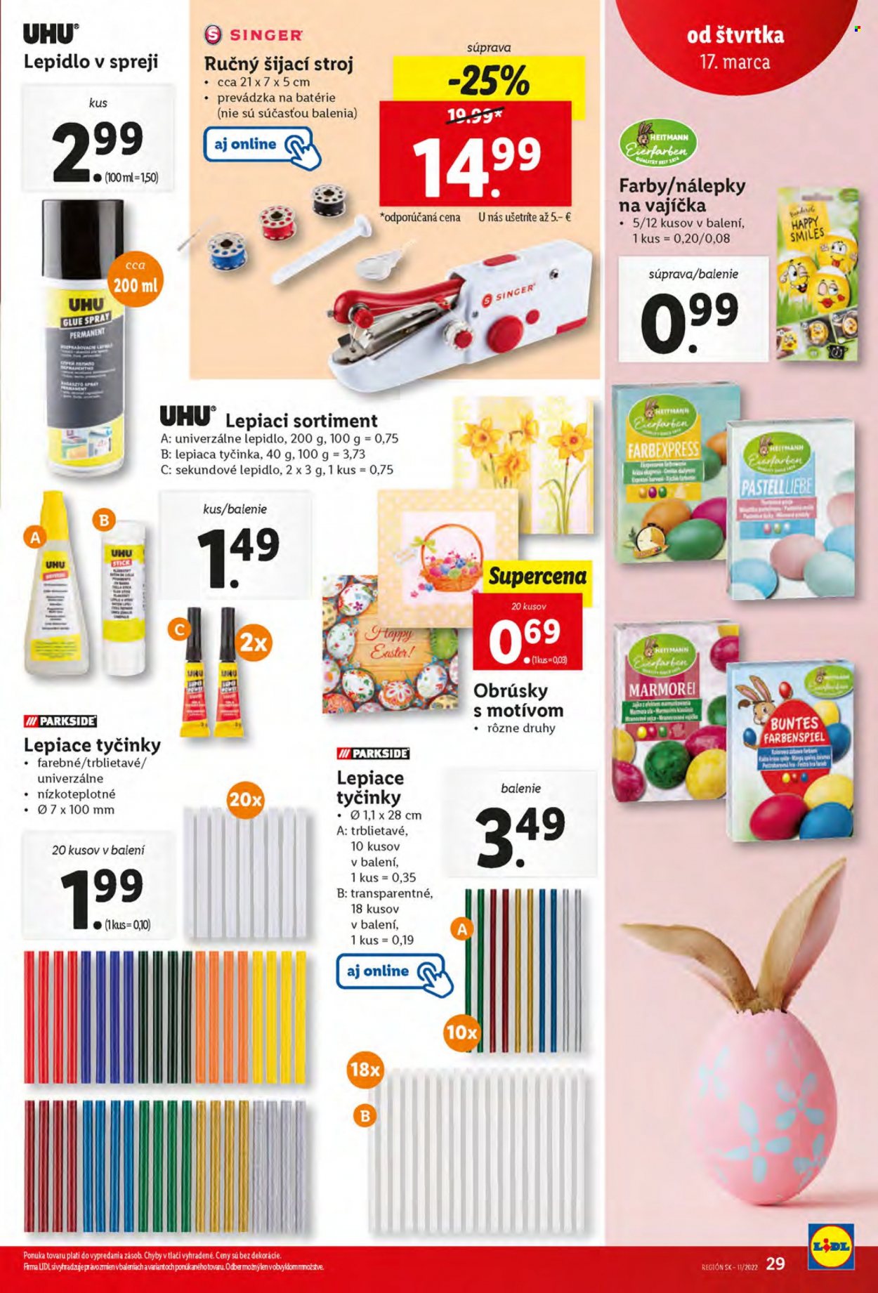 Leták Lidl - 17.3.2022 - 20.3.2022. Strana 29