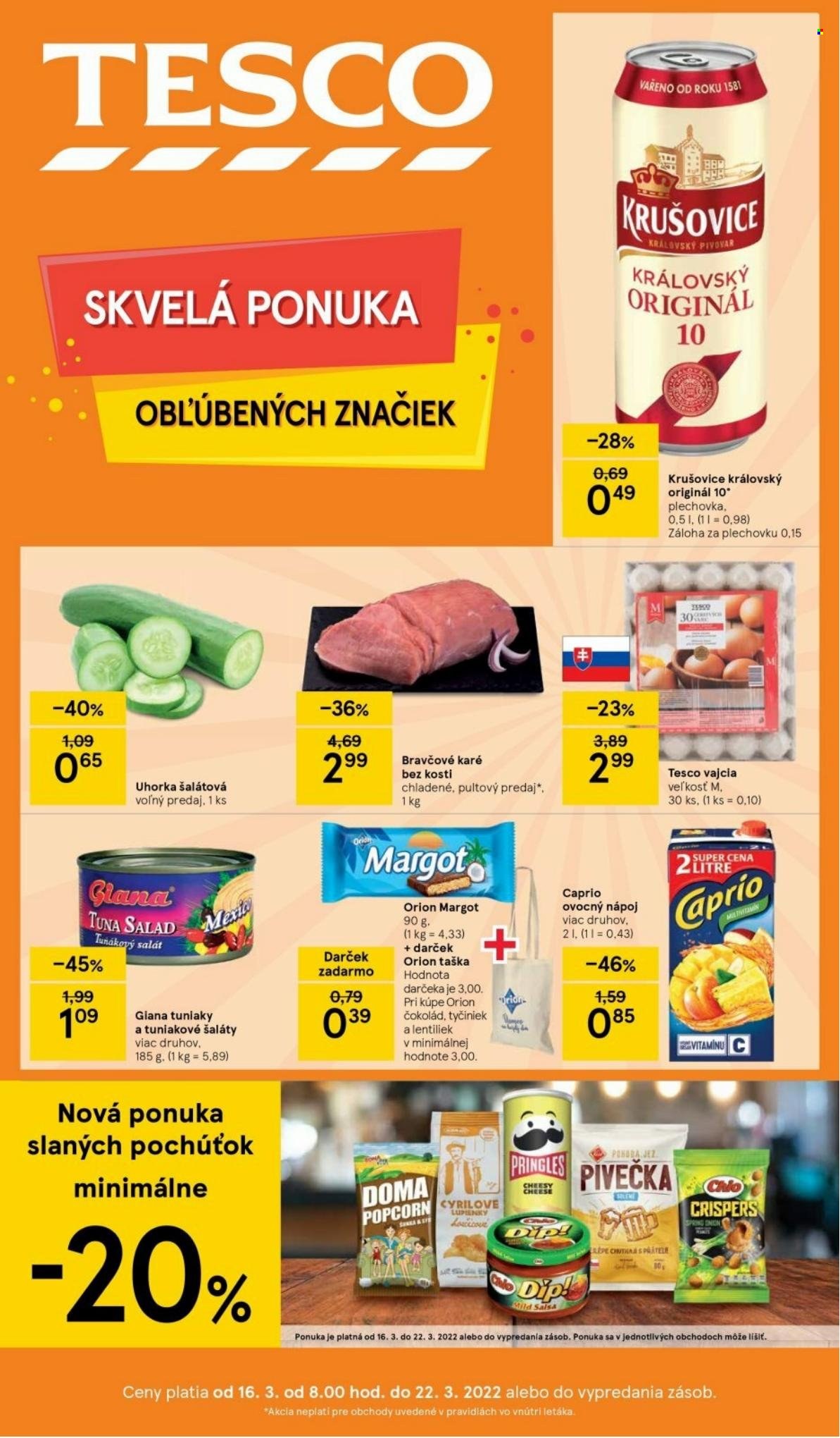 Leták TESCO - 16.3.2022 - 22.3.2022. Strana 1