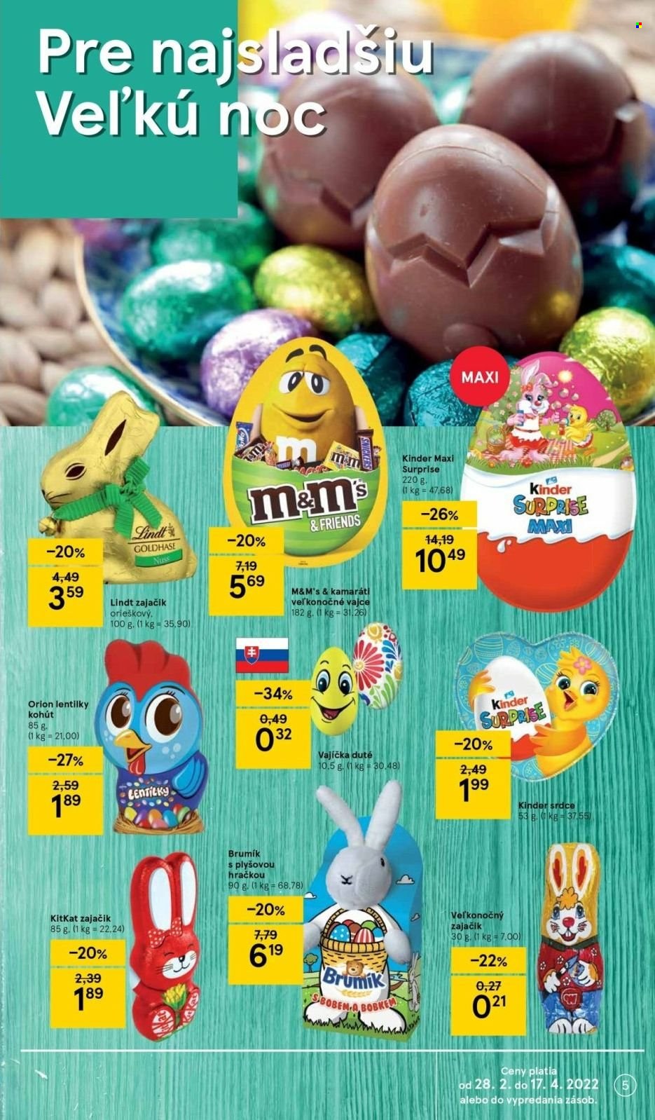 Leták TESCO supermarket - 16.3.2022 - 22.3.2022. Strana 5